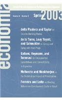 Economia: Spring 2003
