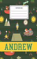 Composition Book Andrew