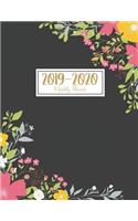 2019-2020 Monthly Planner: 2019-2020 12-Month Planner: July 1, 2019 to June 30, 2020: Weekly & Monthly View Planner, Organizer & Diary: Pretty Floral