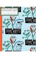 Dinosaurs Era Primary Story Paper Journal