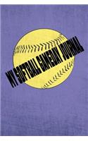 My Softball Gameday Journal