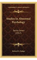 Studies in Abnormal Psychology