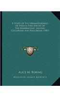 Study of the Spermatogenesis of Twenty-Two Species of the Membracidae, Jassidae, Cercopidae and Fulgoridae (1907)