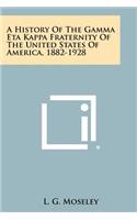 A History of the Gamma Eta Kappa Fraternity of the United States of America, 1882-1928