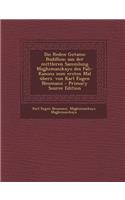 Die Reden Gotamo Buddhos; Aus Der Mittleren Sammlung Majjhimanikayo Des Pali-Kanons Zum Ersten Mal Ubers. Von Karl Eugen Neumann
