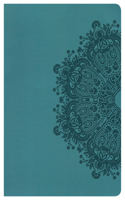 NKJV Large Print Ultrathin Reference Bible, Teal LeatherTouch, Indexed