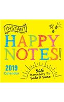 2019 Instant Happy Notes Boxed Calendar: 365 Reminders to Smile and Shine!