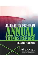 Allegation Program Annual Trends Report- Calendar Year 2006