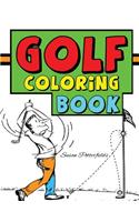Golf Coloring Book