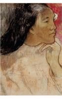"Tahitian Woman with Flower in Her Hair" by Paul Gauguin
