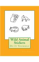 Wild Animal Stickers: Do It Yourself(English)