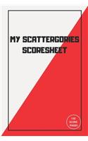 MY Scattergories Score sheet