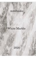 Notebook: Elegant White Marble