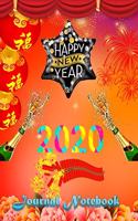 Happy New Year 2020 Journal Notebook: Journal, Diary, New Year Gift (100 Pages, Blank, 8.5 x 11) Lined Notebook.: Happy New Year 2020/ Journal Diary/New Year Gift Lined Notebook.