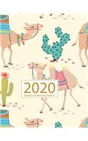 2020 Planner Weekly and Monthly: Jan 1, 2020 to Dec 31, 2020: Weekly & Monthly Planner + Calendar Views - Inspirational Quotes and Cactus Cover (2020 Planner Series)