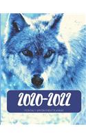 2020-2022 Three 3 Year Planner Wolves Monthly Calendar Gratitude Agenda Schedule Organizer: 36 Months Calendar; Appointment Diary Journal With Address Book, Password Log, Notes, Julian Dates & Inspirational Quotes