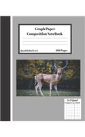 Graph Composition Notebook 5 Squares per inch 5x5 Quad Ruled 5 to 1 100 Sheets