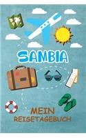 Sambia Reisetagebuch: Gepunktetes DIN A5 Notizbuch mit 120 Seiten - Reiseplaner zum Selberschreiben - Reisenotizbuch Abschiedsgeschenk Urlaubsplaner