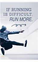 If Running Is Difficult Run More