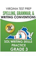 Virginia Test Prep Spelling, Grammar, & Writing Conventions Grade 3