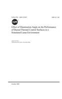 Effect of Illumination Angle on the Performance of Dusted Thermal Control Surfaces in a Simulated Lunar Environment