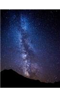 Galaxy Notebook: 8.5 X 11 202 College Ruled Pages