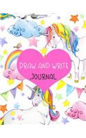 Draw And Write Journal: Primary Composition Notebook V8