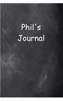Phil Personalized Name Journal Custom Name Gift Idea Phil