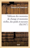 Tableaux des monnoies de change et des monnoies réelles, des poids