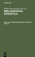 Erscheinungen der Jahre 1971 und 1972