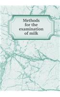 Methods for the Examination of Milk