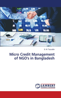 Micro Credit Management of NGO's in Bangladesh