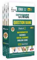 Shivdas CBSE Class 10 Pack of 4 Mathematics Standard Science Social Science English Language and Literature Chapterwise Solved Question Bank Including CBQs for 2024 Board Exam