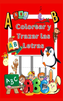 Colorea y Traza las Letras