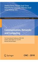 Communication, Networks and Computing