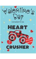Valentine's Day Coloring Book Heart Crusher