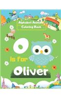 Alphabet Animals Coloring Book
