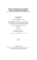 Impact of the section 201 safeguard action on certain steel products