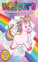 Unicorn Coloring Book For Kids Ages 4-8