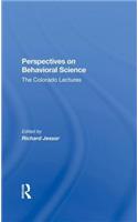 Perspectives On Behavioral Science