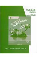 Study Guide Solutions, Chapters 1-9 for Heintz/Parry's College Accounting, 20th + Combination Journal Module