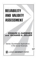 Reliability and Validity Assessment: (Quantitative Applications in the Social Sciences)