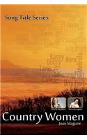 Country Women Large Print Song Title Series