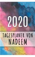 2020 Tagesplaner von Nadeem: Personalisierter Kalender für 2020 mit deinem Vornamen