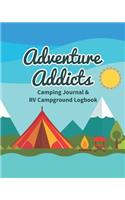 Adventure Addicts: Camping Journal & RV Campground Logbook