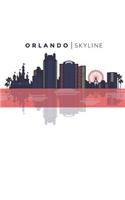 Orlando Skyline: 6x9 Graph Paper Notebook, 120 pages