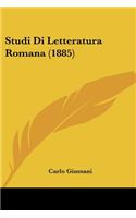 Studi Di Letteratura Romana (1885)