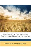 Bulletin of the Buffalo Society of Natural Sciences