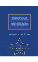Richmond Prisons 1861-1862: Compiled from the Original Records Kept by the Confederate Government, Journals Kept by Union Prisoners of War, Together with the Name, Rank, Company, Regiment and State of the Four Thousand Who Were Confined There - War
