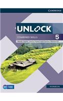 Unlock Combined Skills Level 5 Workbook